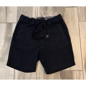 Freenote Cloth Deck Shorts Dark Blue Men’s Sz Small Tie Waist Cotton USA 7” In
